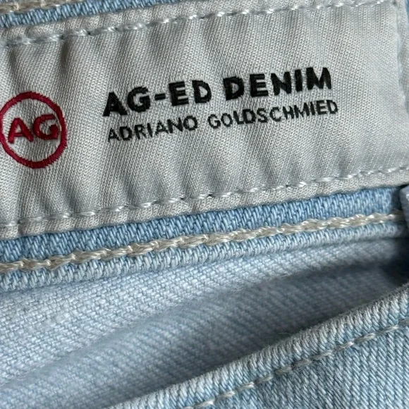 AG Jeans Prima Cigarette Crop Size 28 Light Blue - Picture 6 of 8